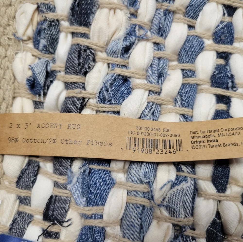 Brand New Levi's x Target Limited Edition 2' x 3' Denim Scrap Rug - Picture 6 of 6